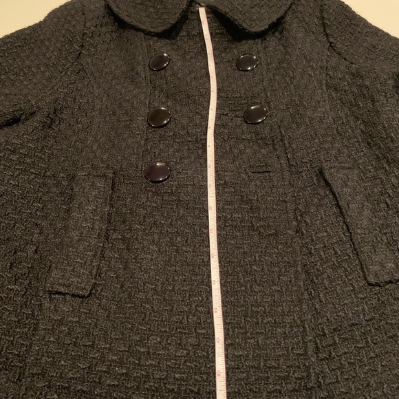 BIZZ coat black sz Large Retro Chic - Picture 7 of 8